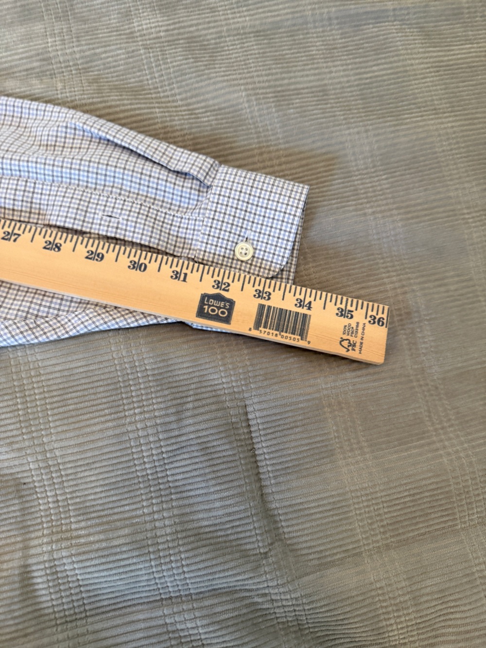 Joseph & Feiss International Button-Down Dress Shirt Medium 2-Ply No Iron Cotton - Picture 7 of 8